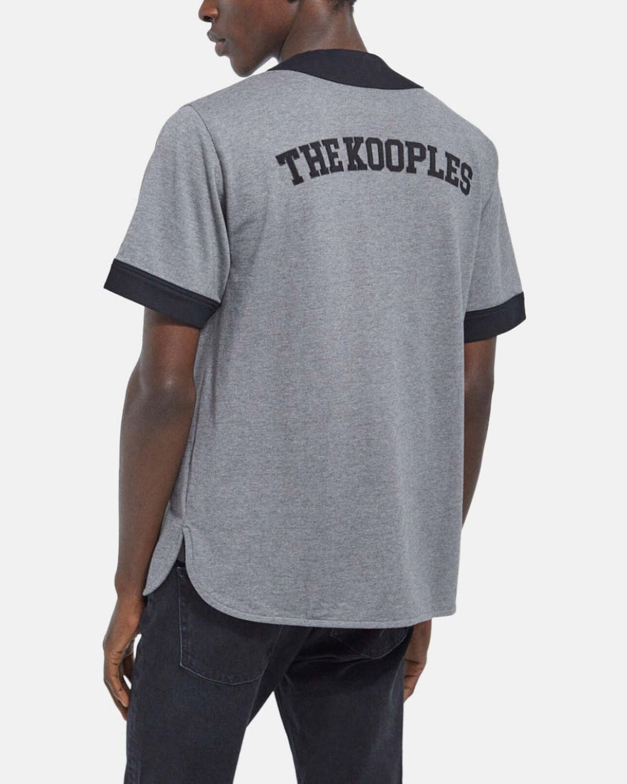 The Kooples HOMME MIDDLE GREY MELANGE t-shirt