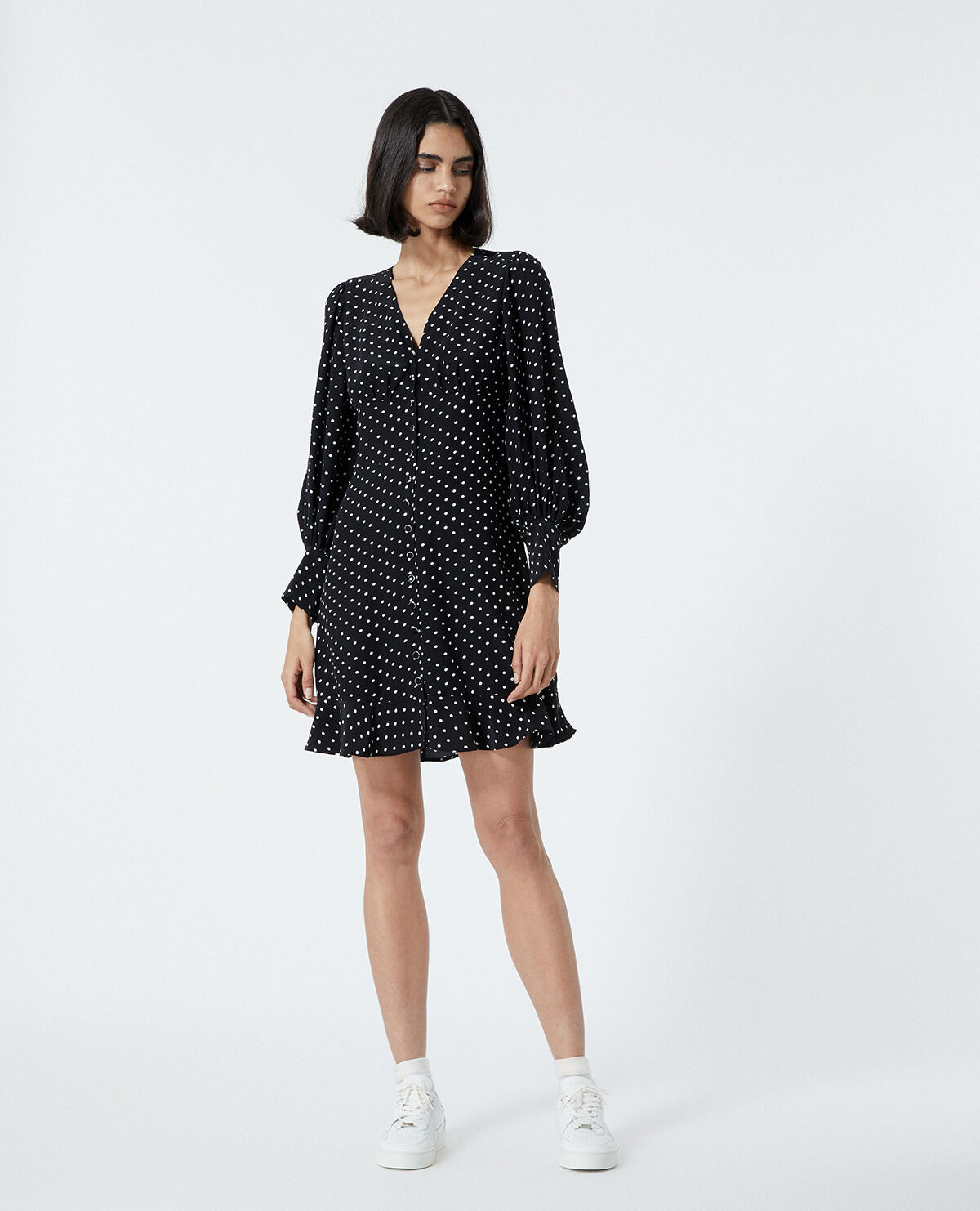 The kooples polka dot dress sales