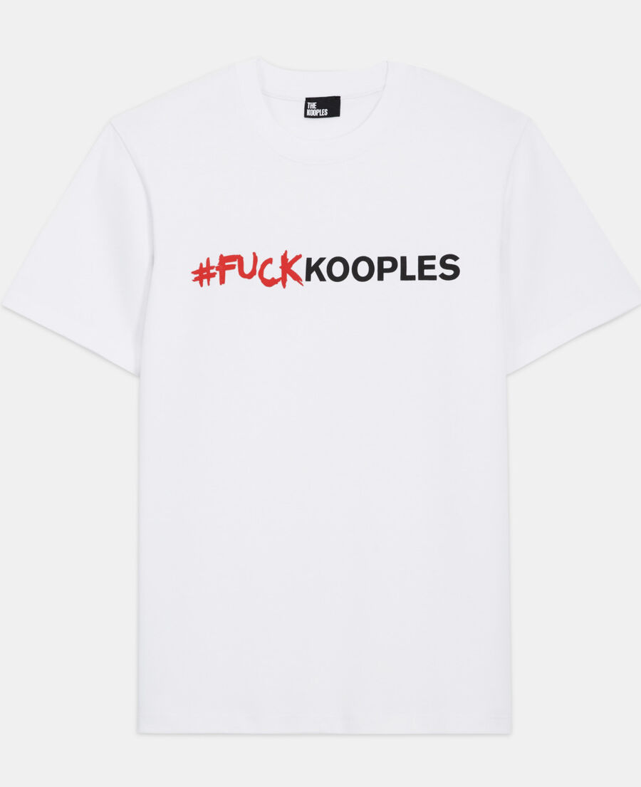 weißes t-shirt mit logo