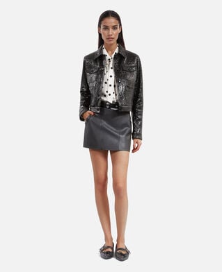 The Kooples MUJER BLACK chaqueta corta negra