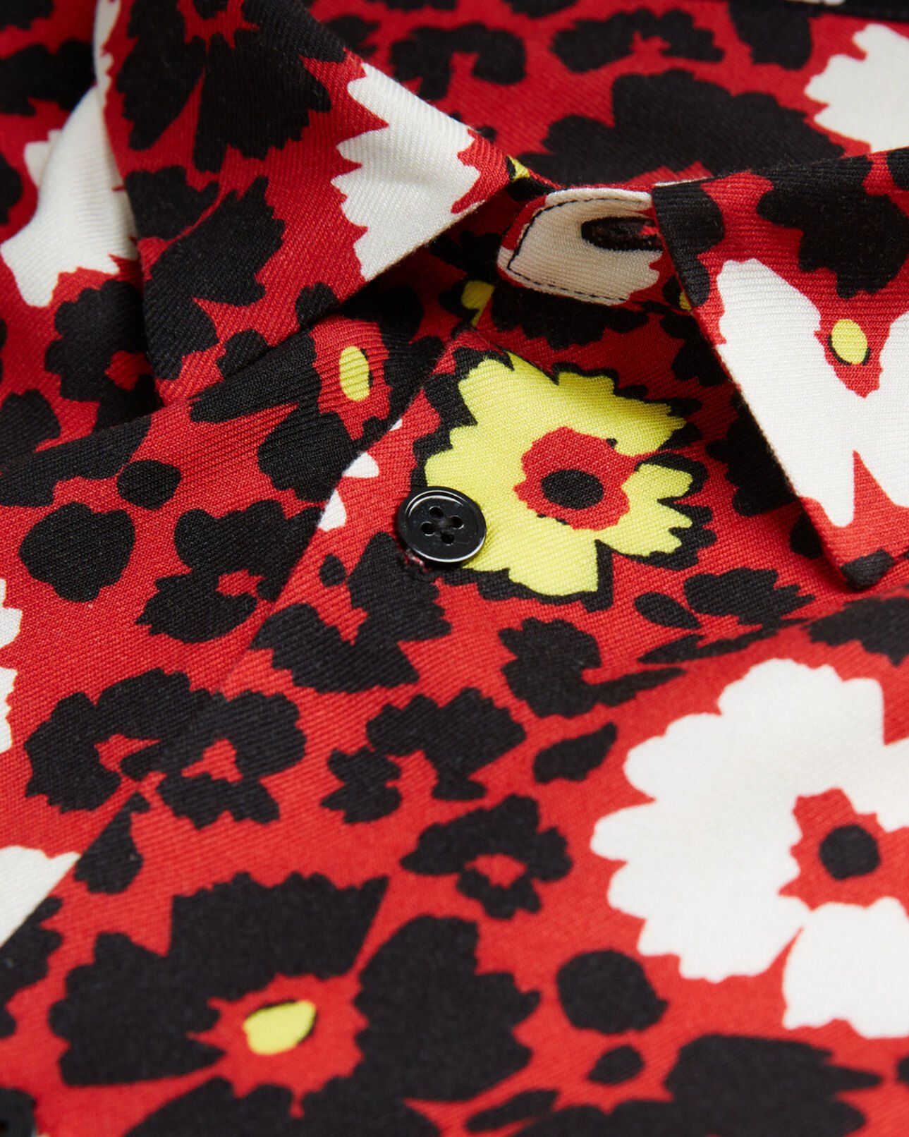 The Kooples HOMME MULTICOLORE/RED chemise col classique imprimé fleuri