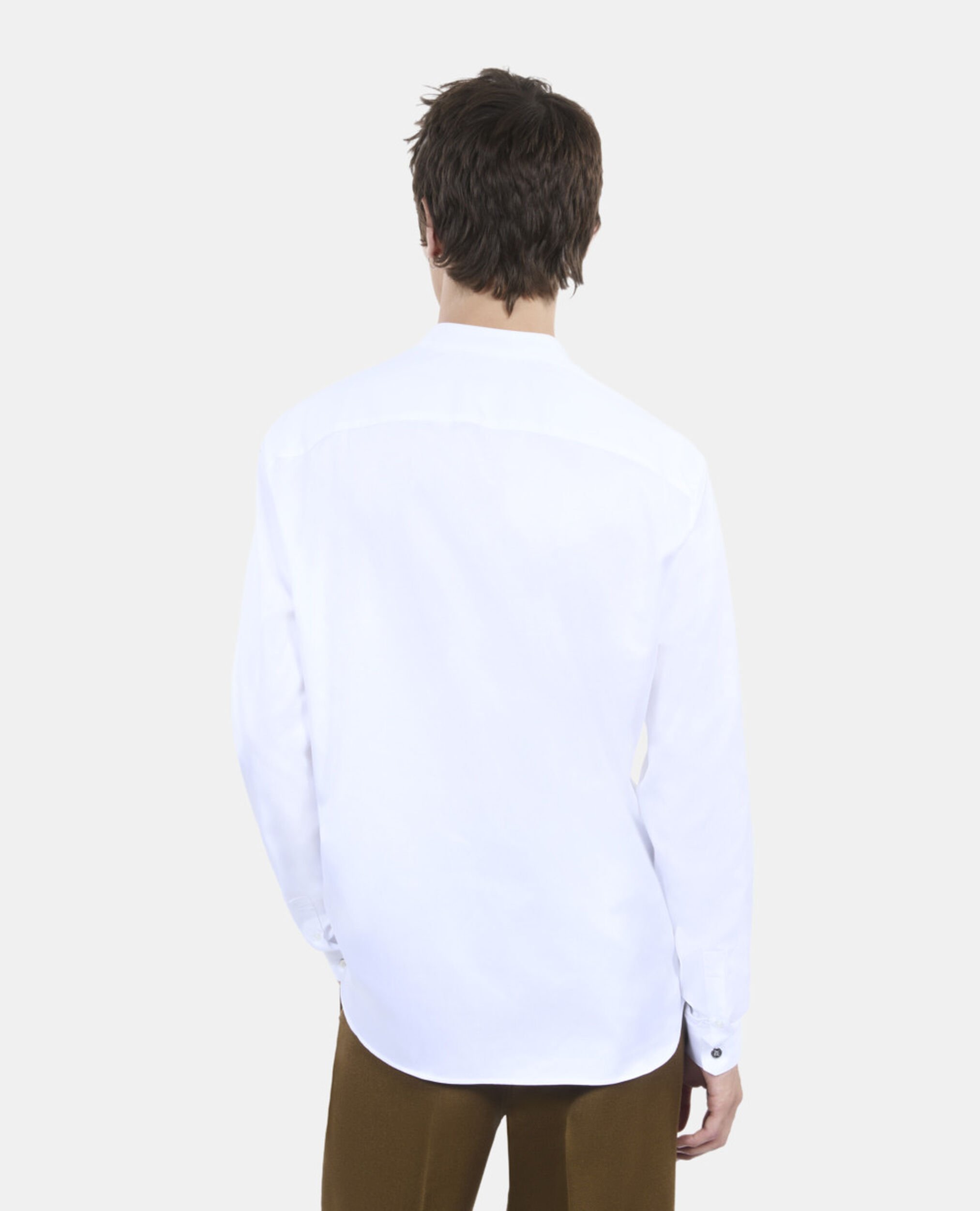White formal shirt, WHITE, hi-res image number null