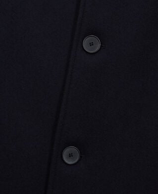 The Kooples MEN DARK NAVY navy blue wool coat