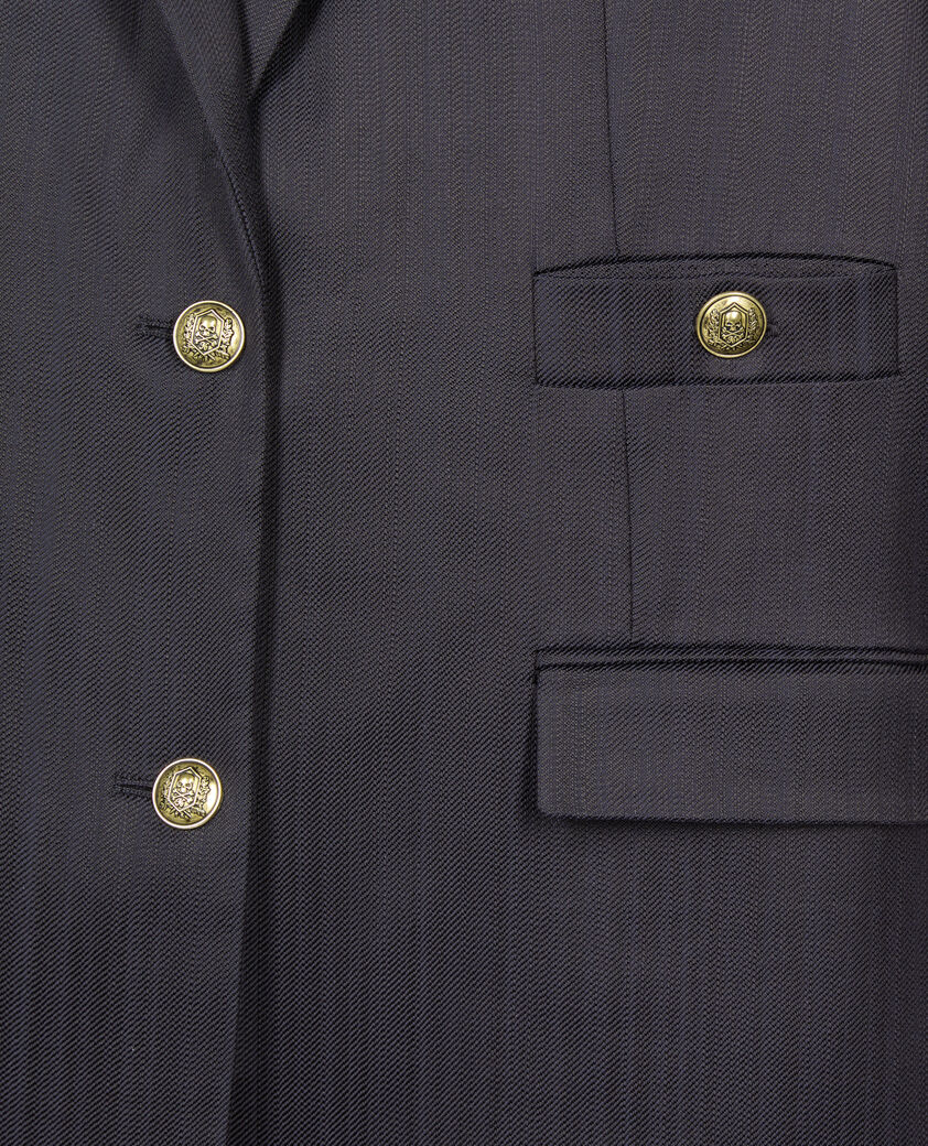 The Kooples FEMME NAVY veste tailleur bleu marine