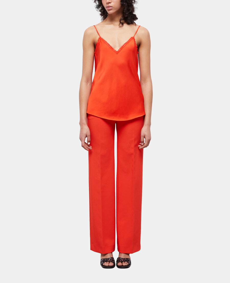 The Kooples F PUMPKIN orange camisole