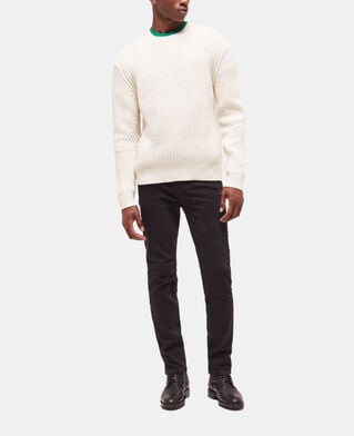 The Kooples MEN ECRU ecru knit sweater