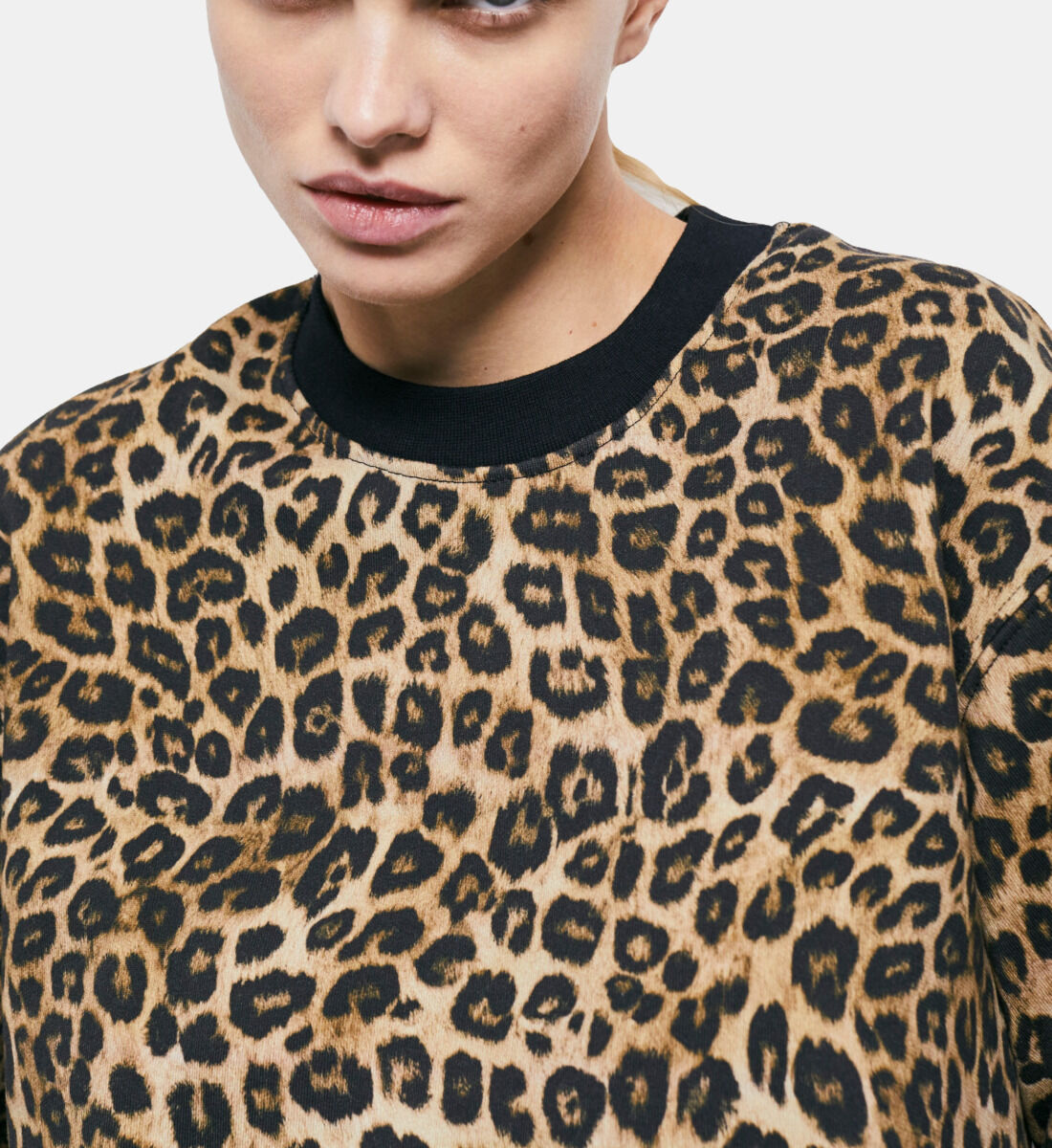 Animal print sweatshirt sales