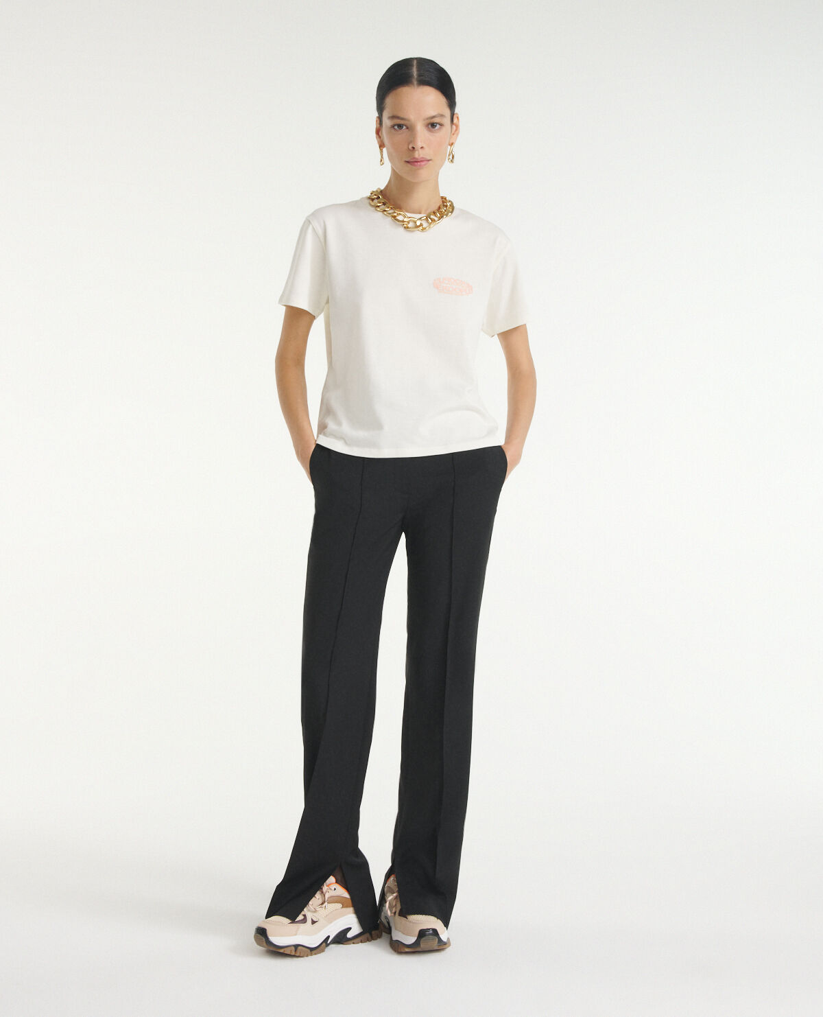 Pantalon the hot sale kooples femme