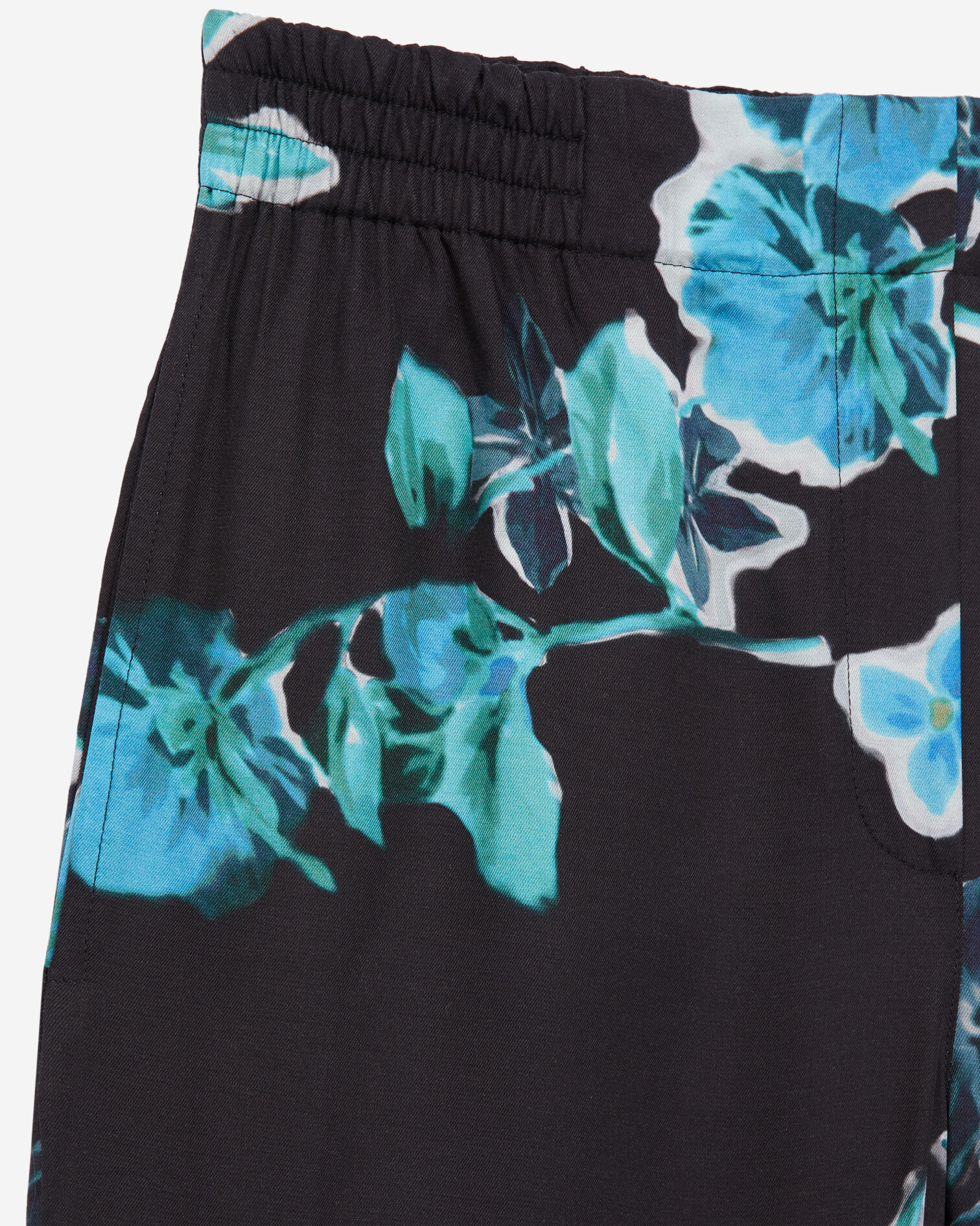 Printed trouser, BLACK BLUE, hi-res image number null