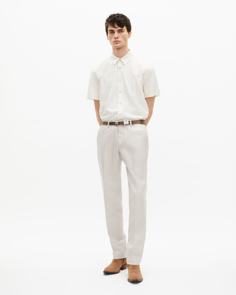 The Kooples MEN ECRU ecru suit pants