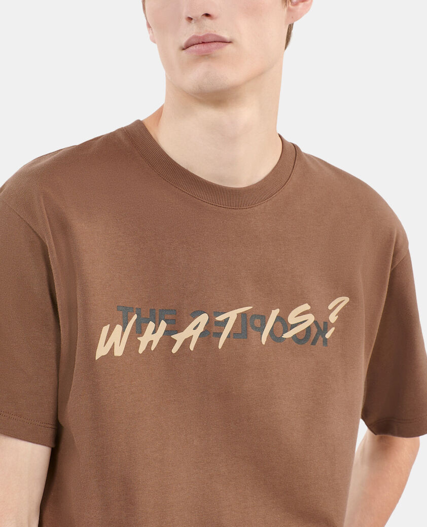 The Kooples HOMME BROWN t-shirt what is marron