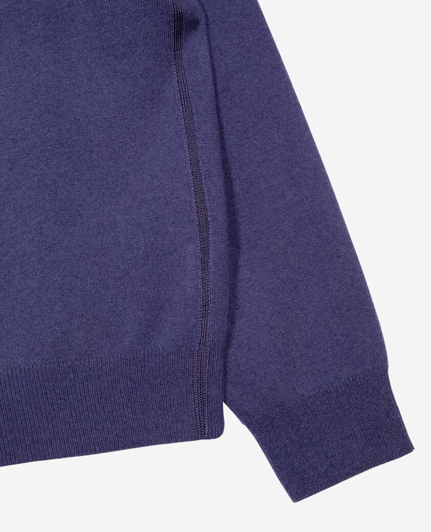 The Kooples HOMME BLUE ATLANTIQUE pull en cachemire bleu