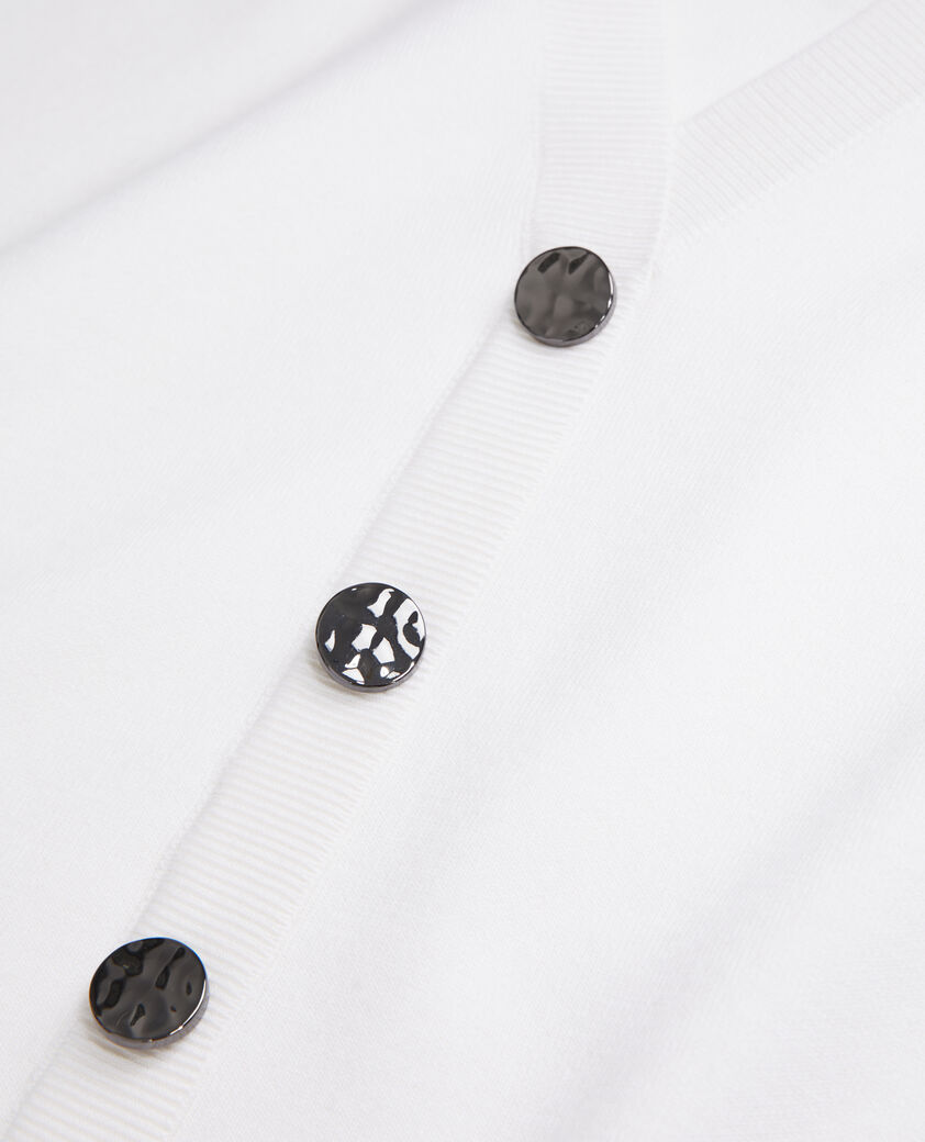 The Kooples FEMME ECRU pull avec boutonnage dans le dos