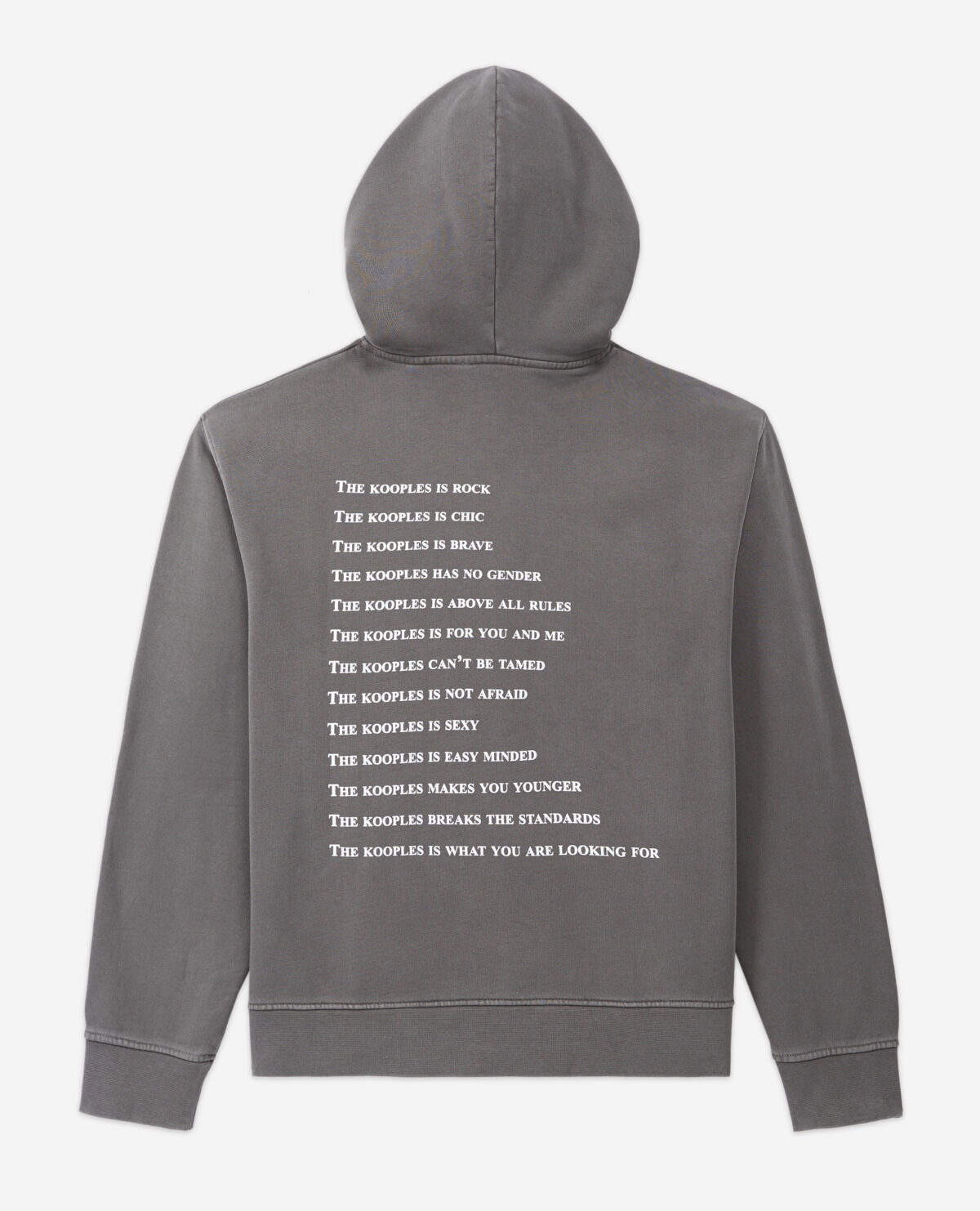 What is The Kooples gray sweatshirt with hood