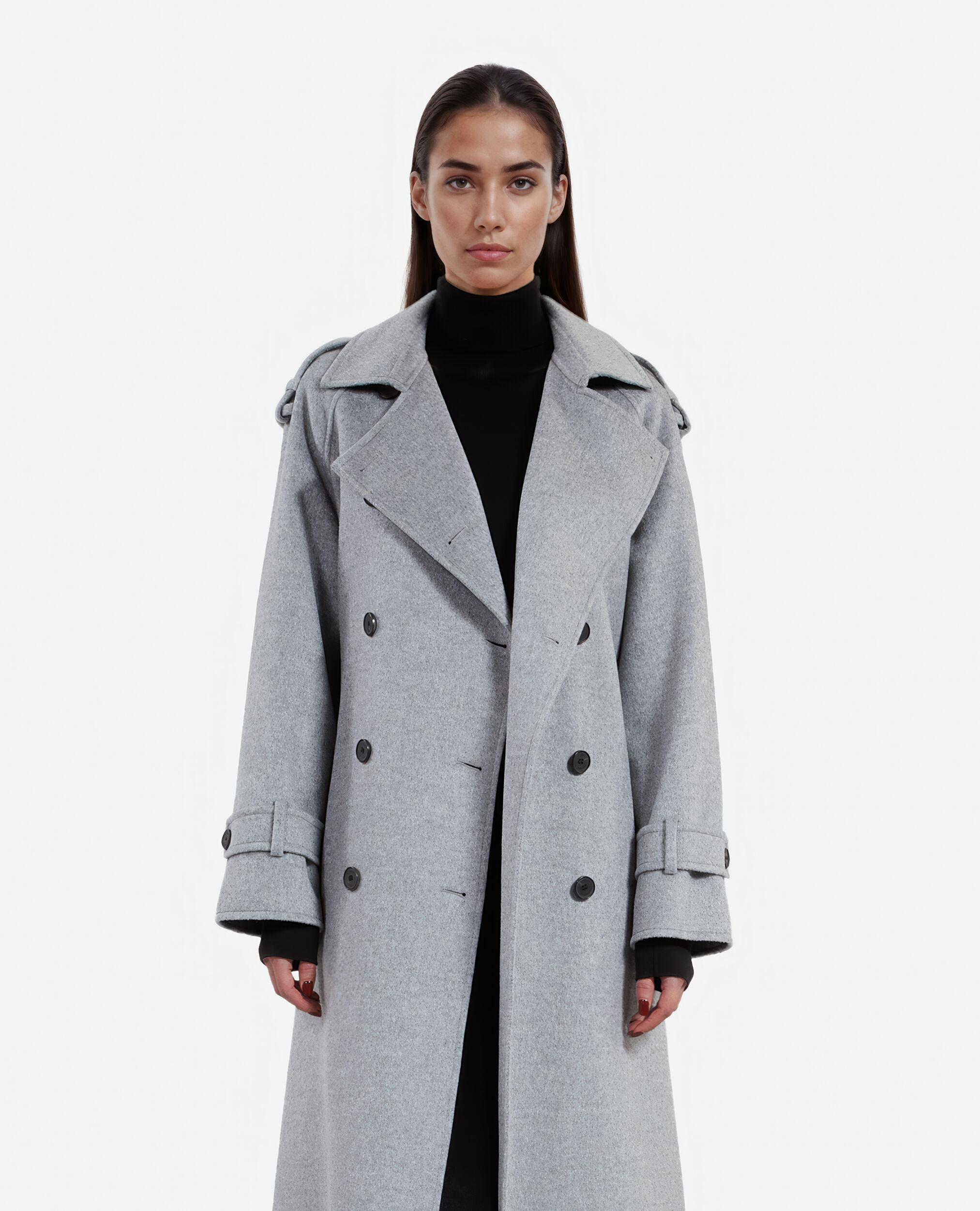 Trench coat grey on sale