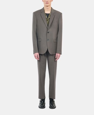 The Kooples H BROWN brown wool suit jacket