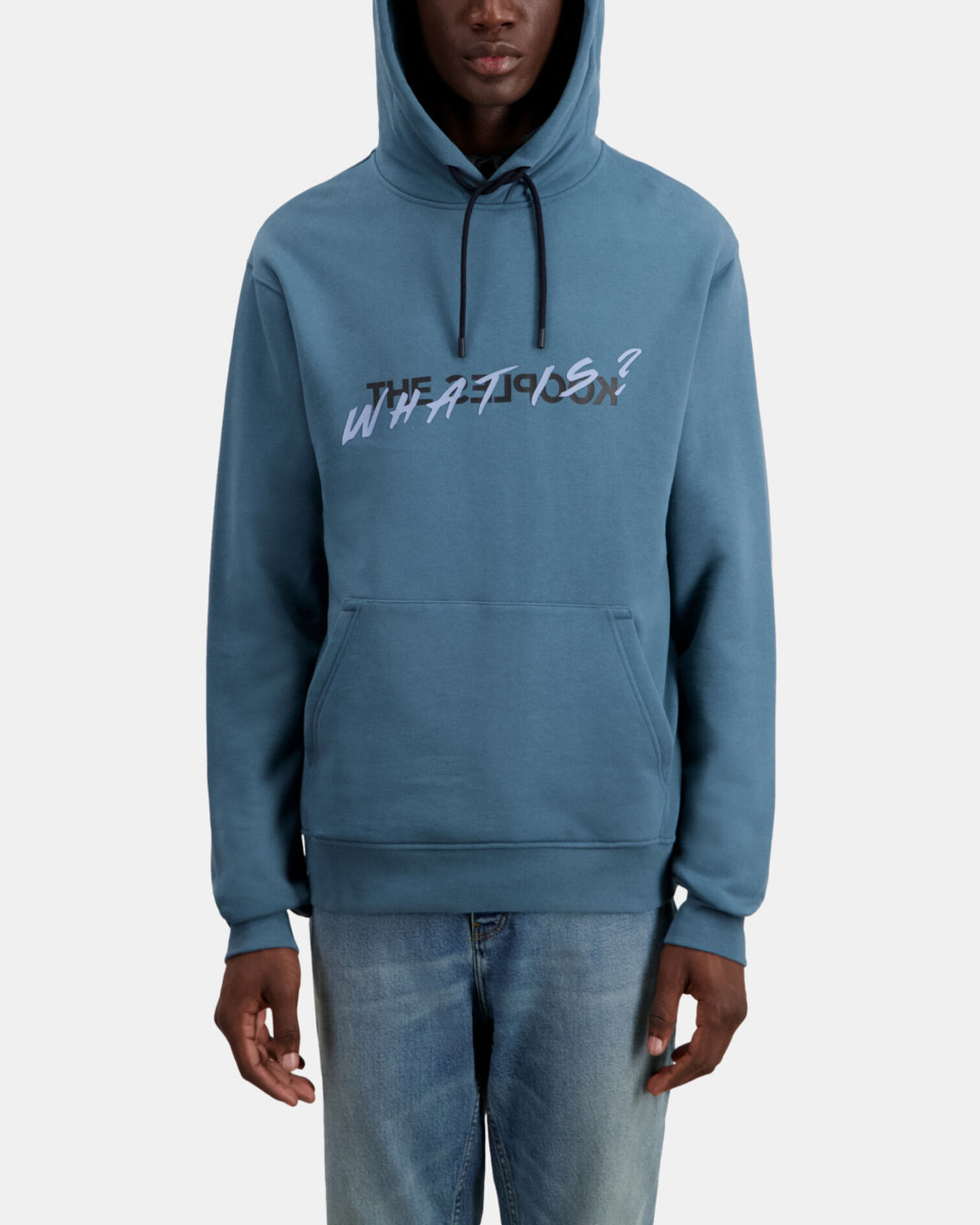 Deep blue What is hoodie, BLUE PETROL, hi-res image number null