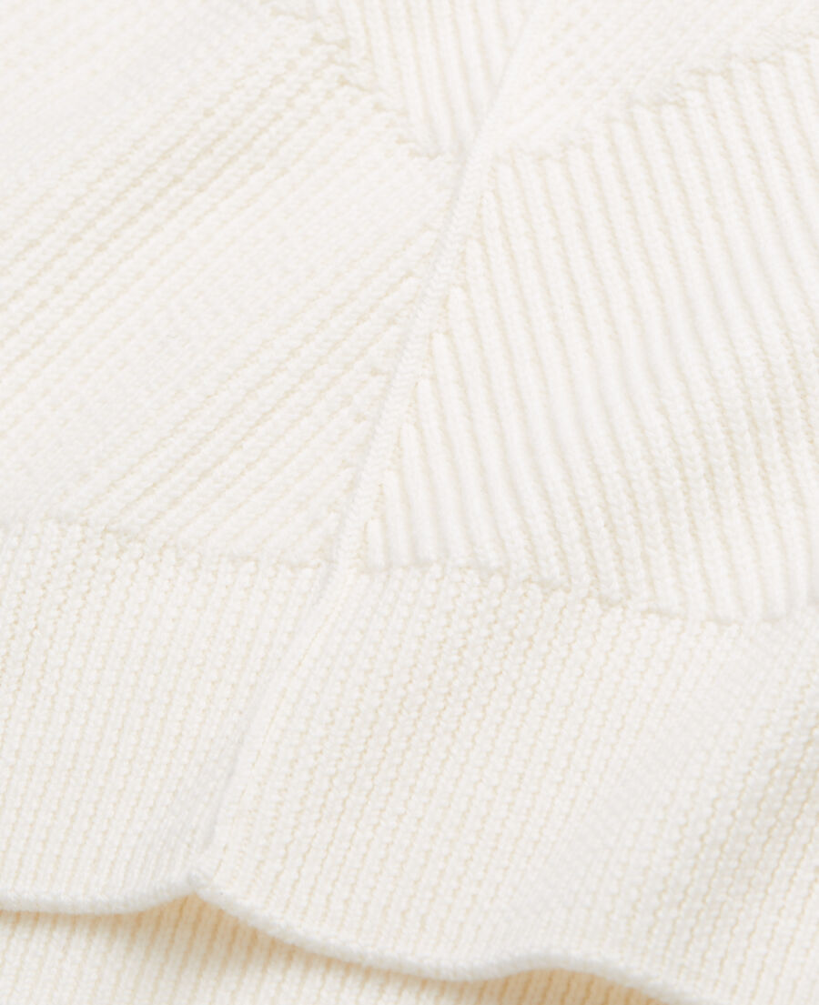 jersey lana blanco