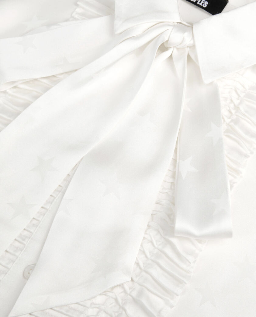 The Kooples FEMME ECRU chemise jacquard &eacute;crue