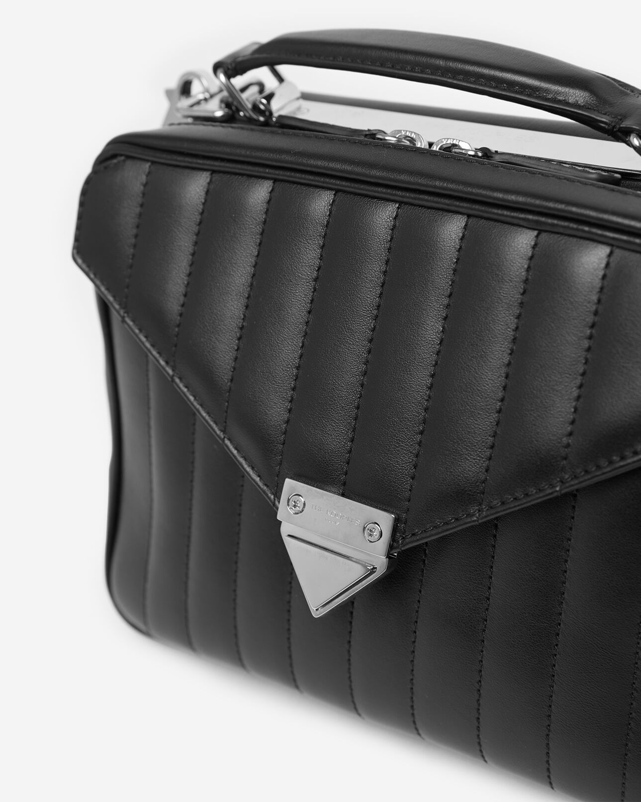 The Kooples DAMEN BLACK schwarze handtasche  mit reißverschluss