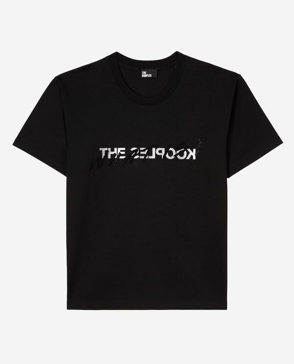 The Kooples FEMME BLACK t-shirt what is avec strass noir