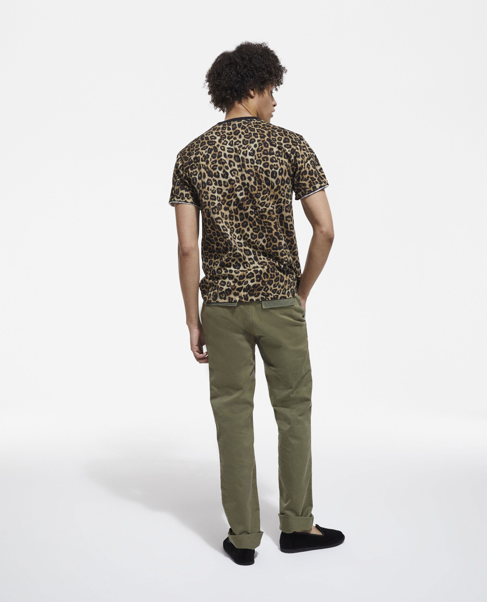 Leopard print T-shirt, LEOPARD, hi-res image number null