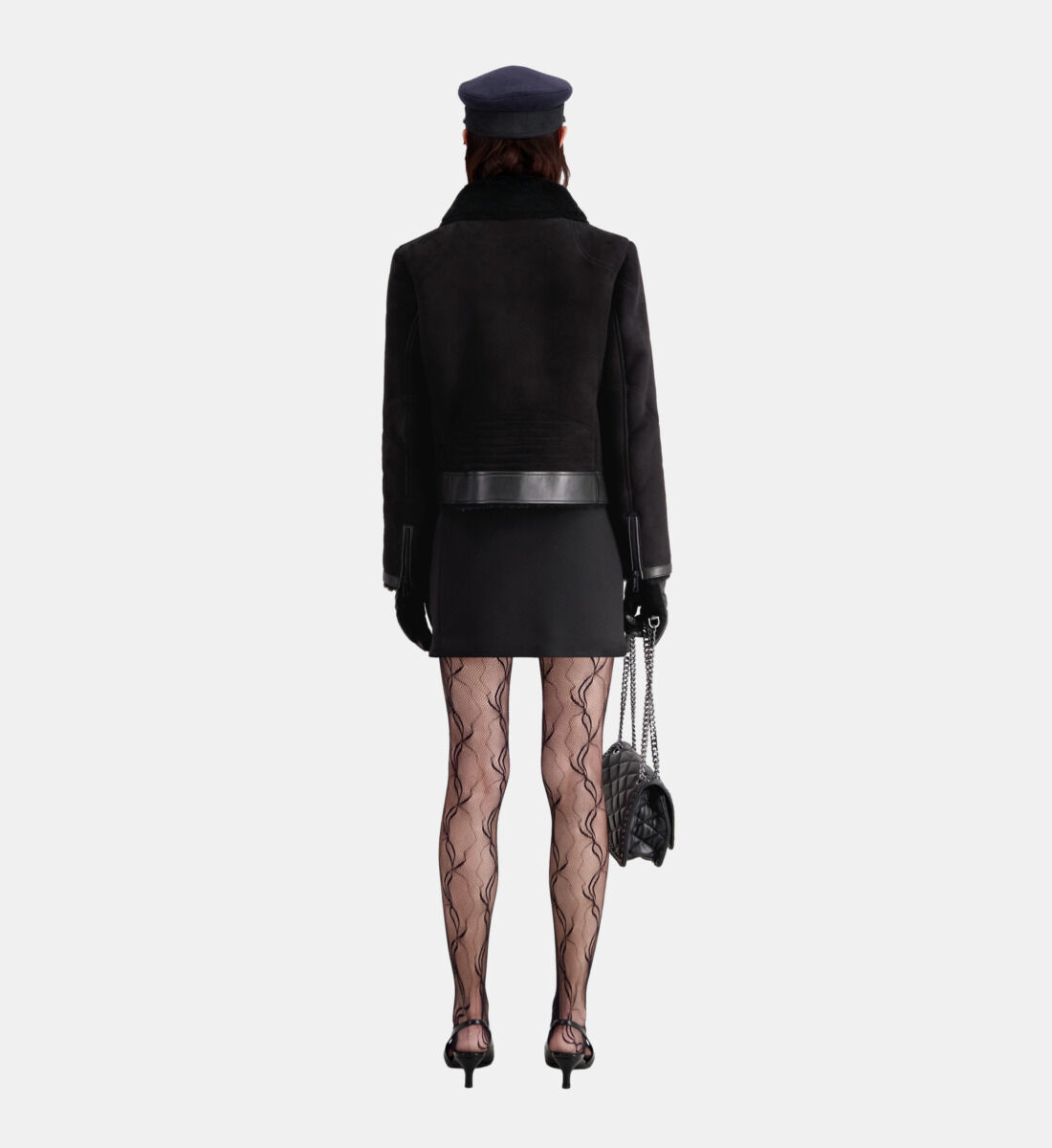 Kooples shearling jacket online