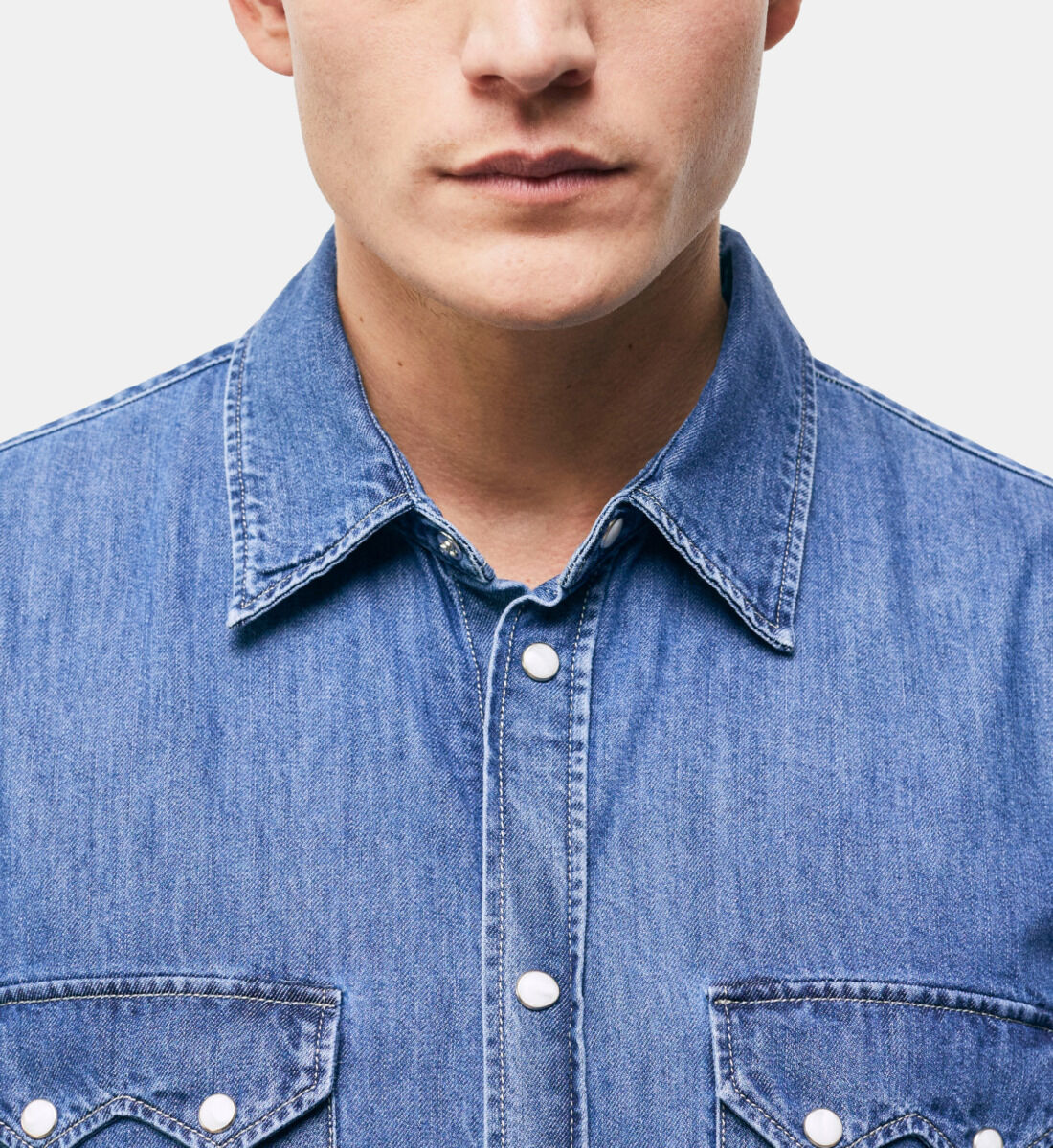 Chemise en top jean the kooples