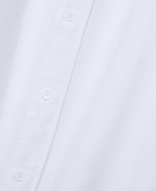 The Kooples H WHITE white cotton and linen shirt