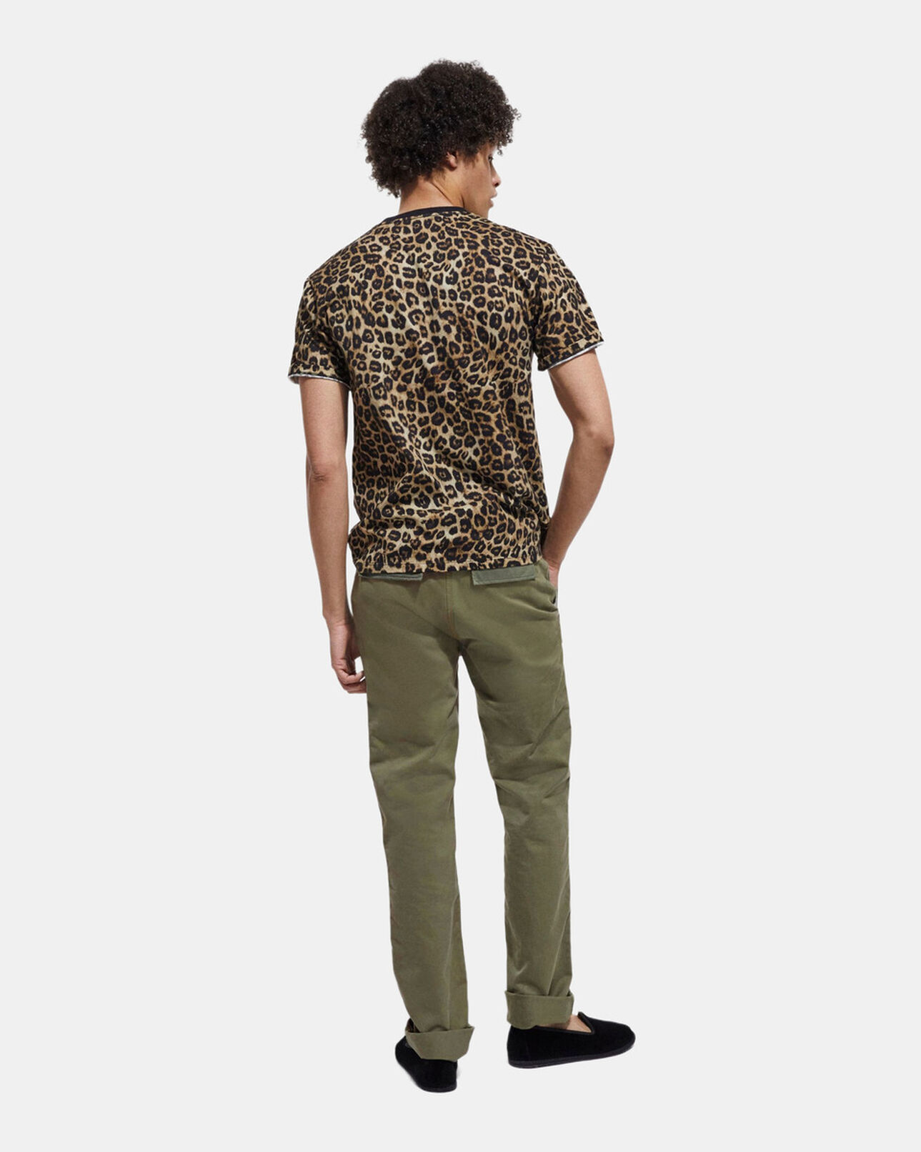 The Kooples MEN LEOPARD leopard print t-shirt