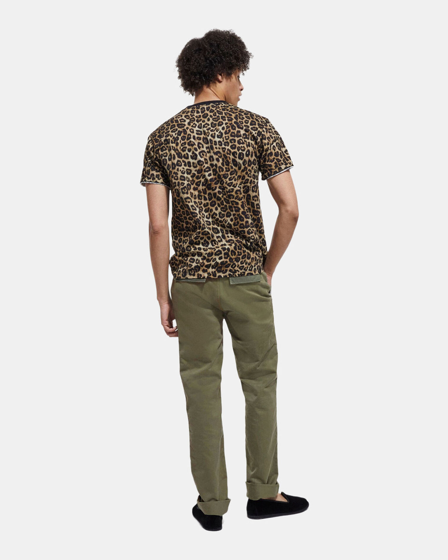 Leopard print T-shirt, LEOPARD, hi-res image number null
