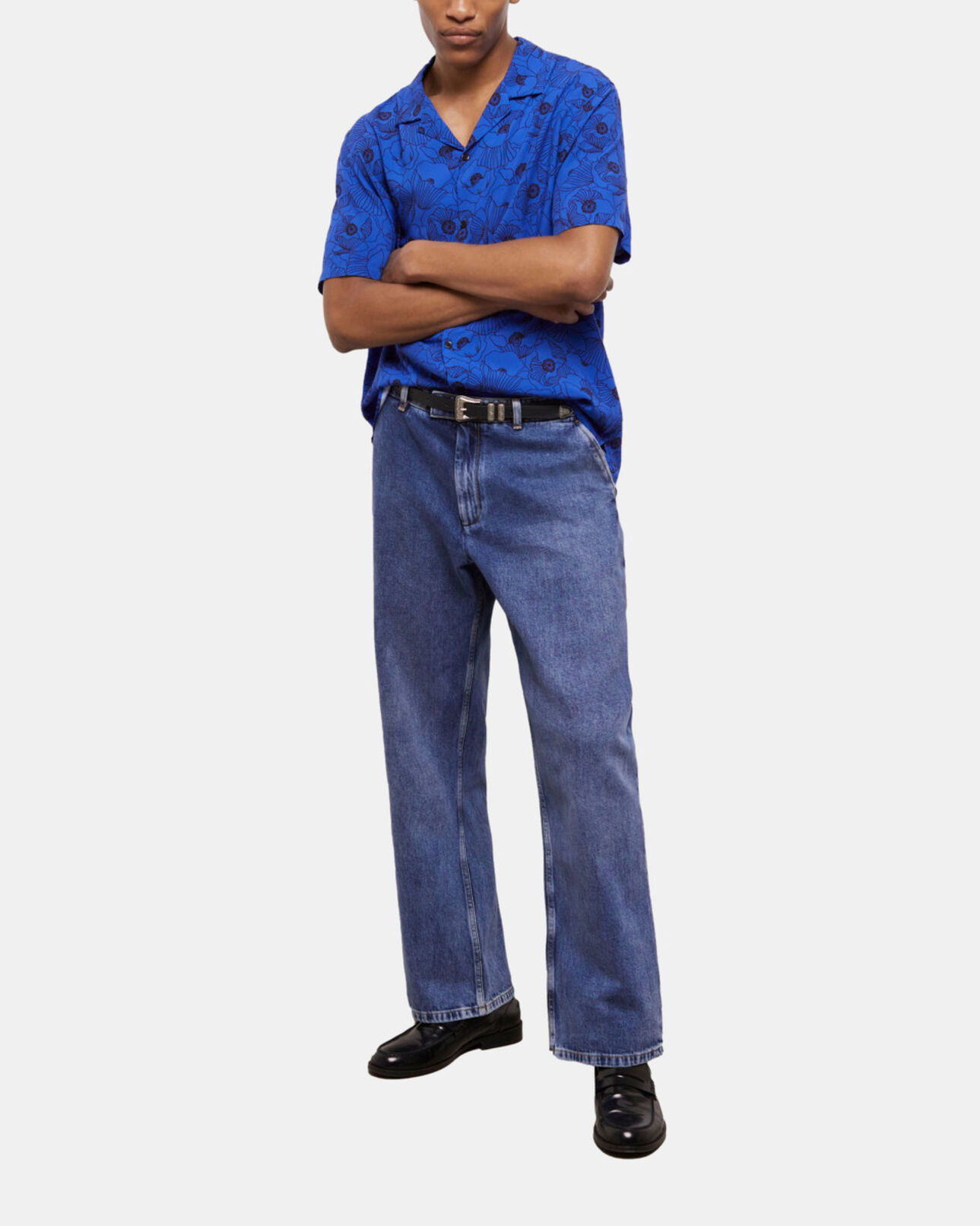 The Kooples HOMME BLUE chemise imprimée