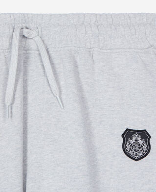 The Kooples HOMME GREY MELANGE bas de jogging avec blason gris