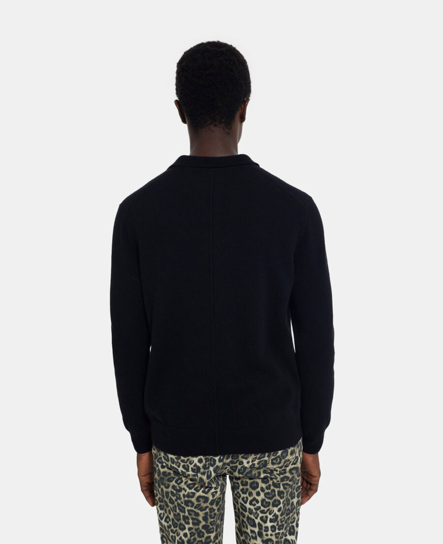pull en cachemire noir