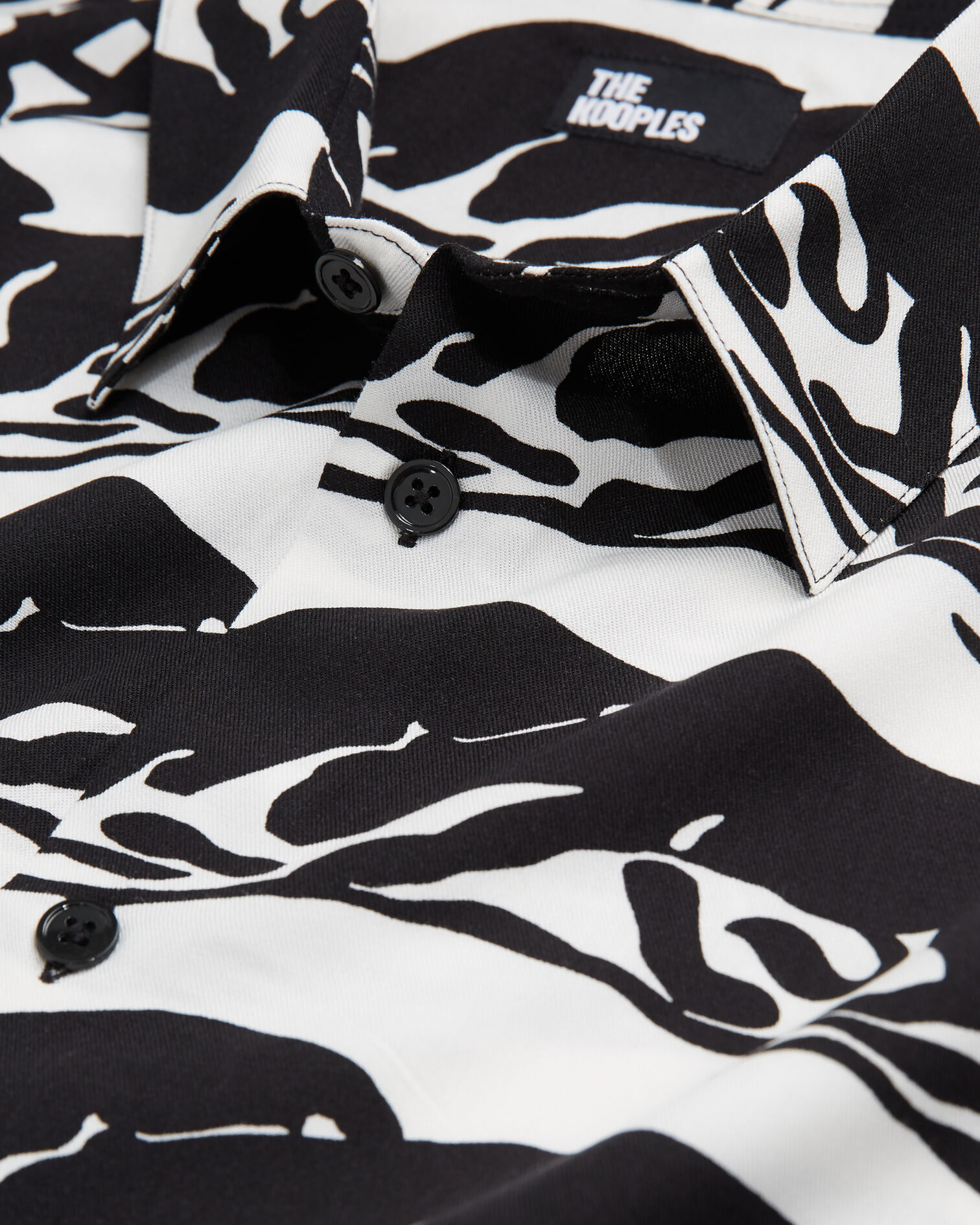 Camisa estampada, BLACK / WHITE, hi-res image number null