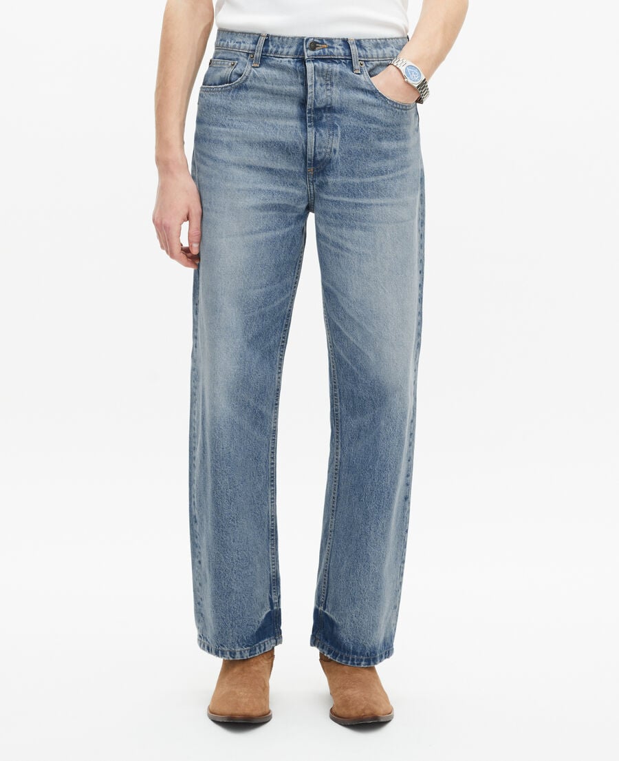 The Kooples MEN BABY BLUE straight blue jeans