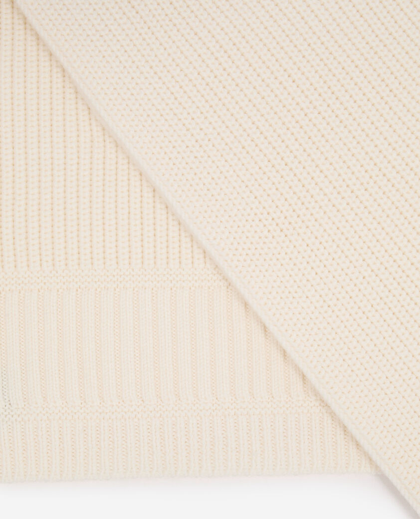 The Kooples MIXED ECRU ecru wool scarf