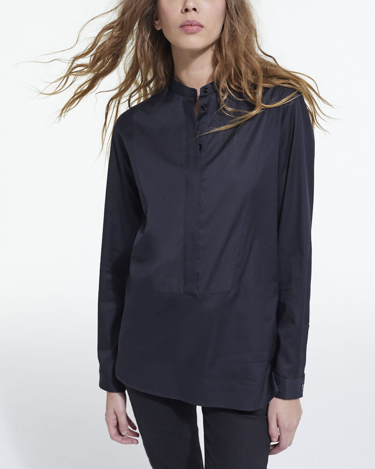 The Kooples DAMEN BLACK schwarzes hemd