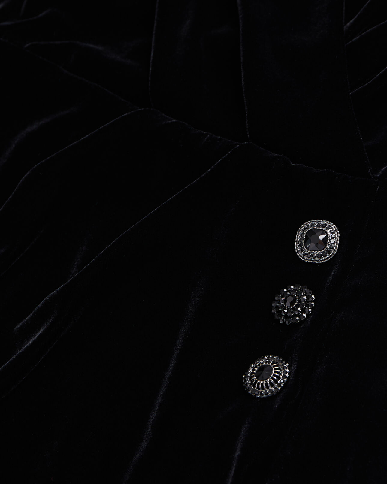 The Kooples DAMEN BLACK schwarzes, kurzes kleid aus samt