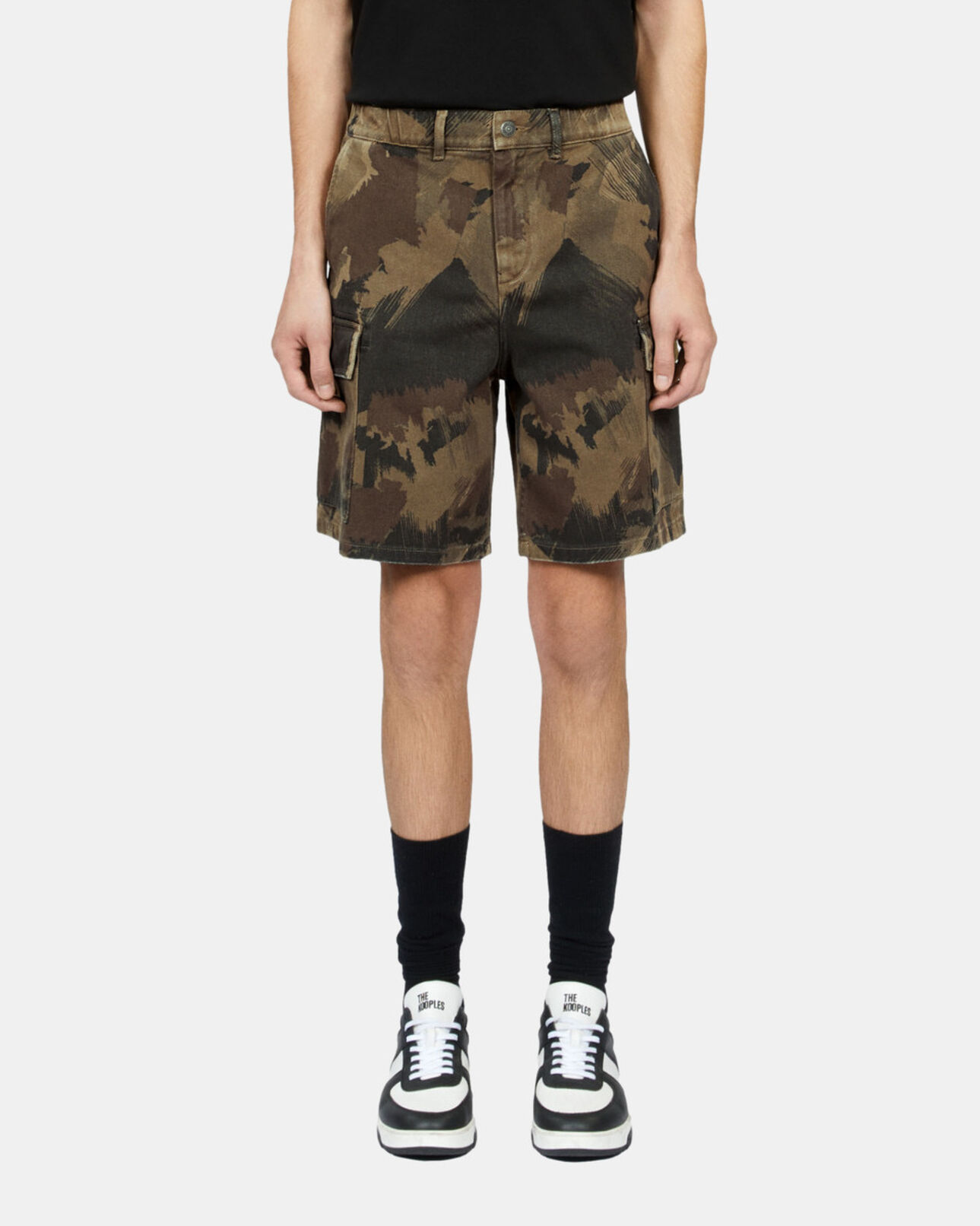The Kooples MEN CAMOUFLAGE camouflage cargo shorts