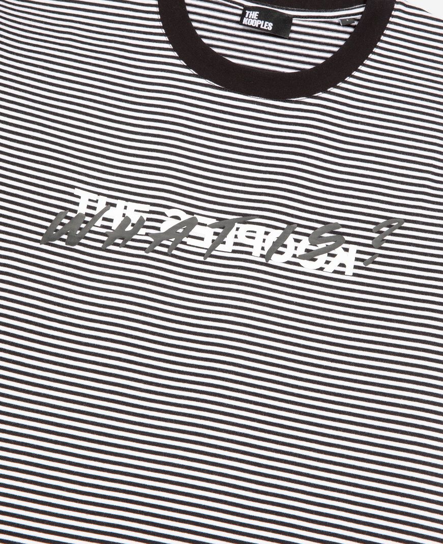 The Kooples FEMME ECRU t-shirt what is à rayures écru