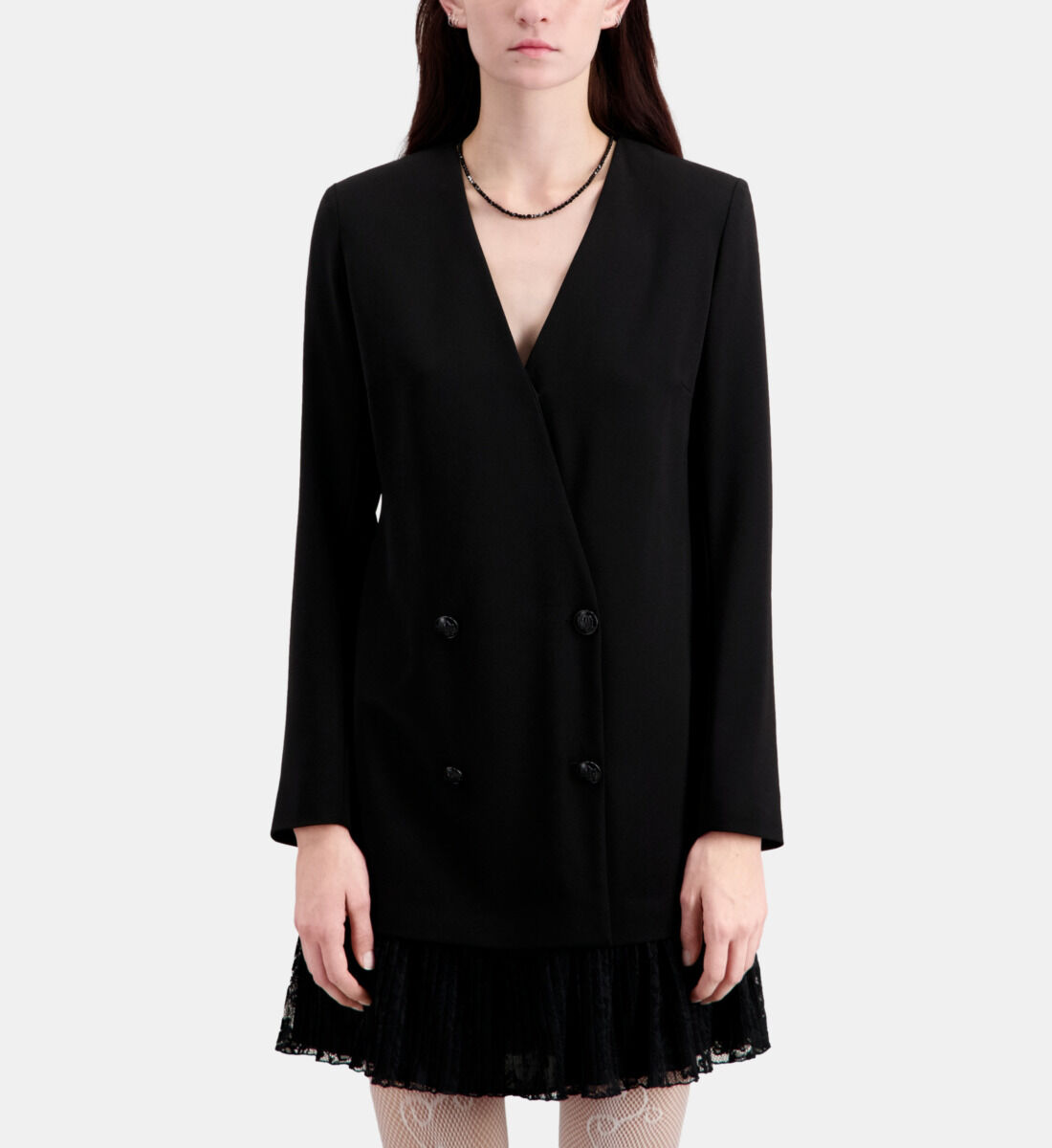 Zara pleated blazer dress on sale
