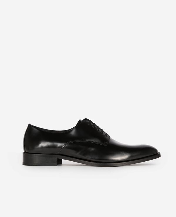 The Kooples HERREN BLACK derbys aus schwarzem leder