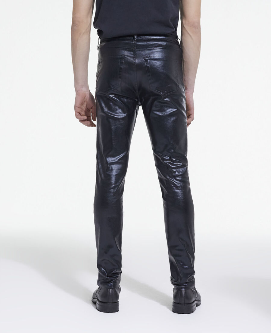 Slim patent black jeans | The Kooples - US