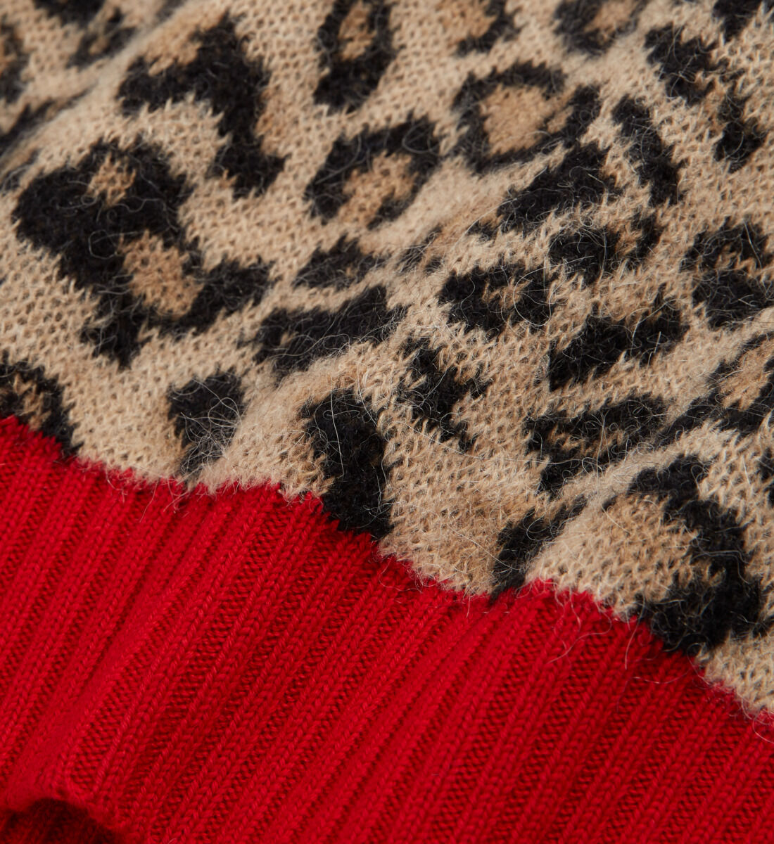 Leopard print sweater The Kooples US