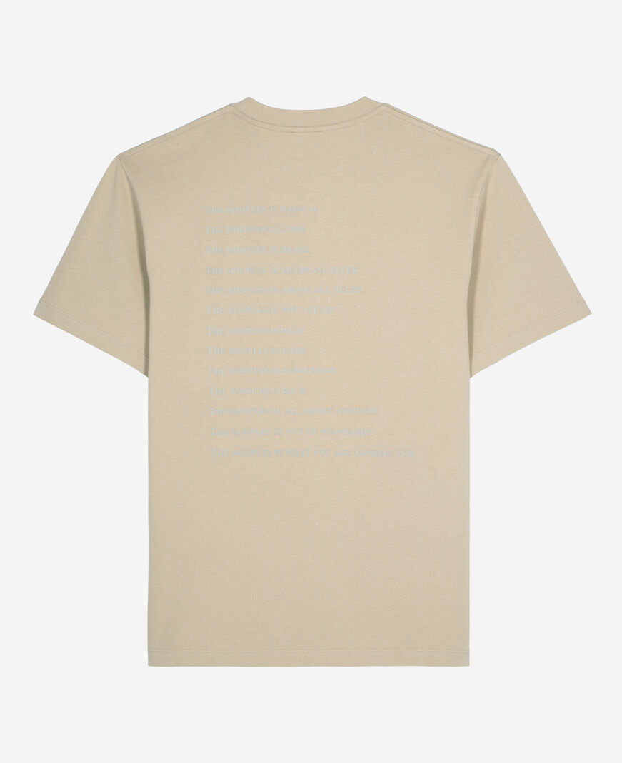 The Kooples MEN BEIGE TAUPE what is beige t-shirt