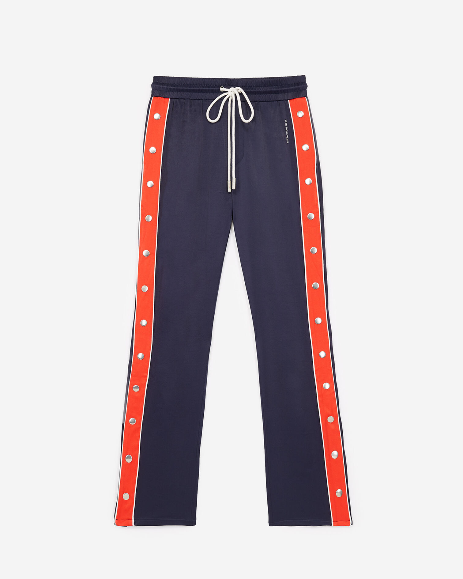Pantalon ample bleu marine viscose, NAVY, hi-res image number null