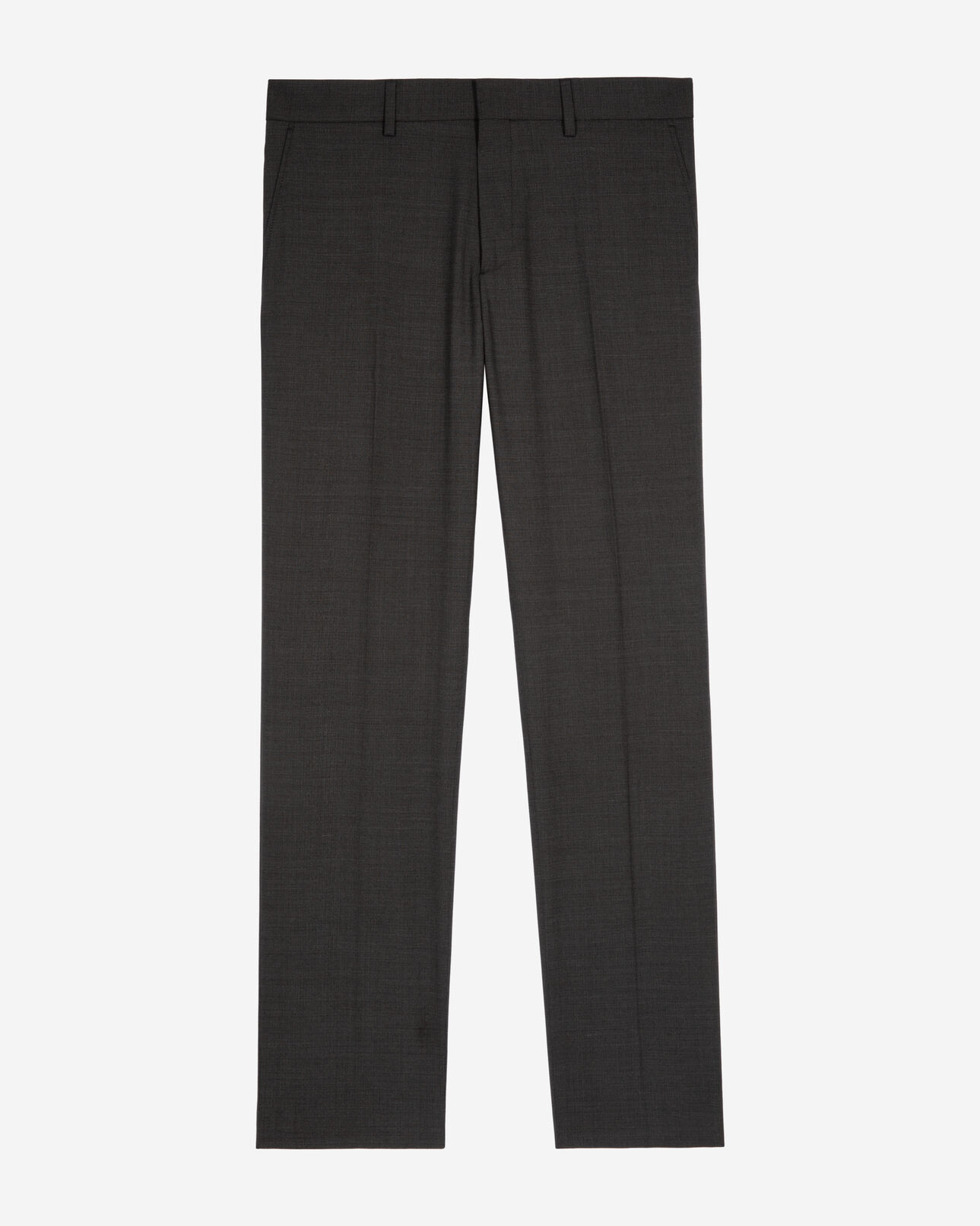 The Kooples MEN BLACK GREY black micro check wool blend suit pants