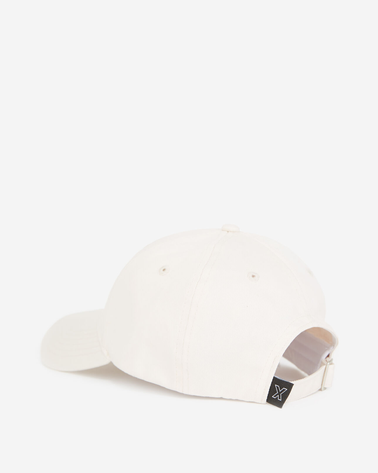 The Kooples MEN ECRU white cap in cotton with logo patch