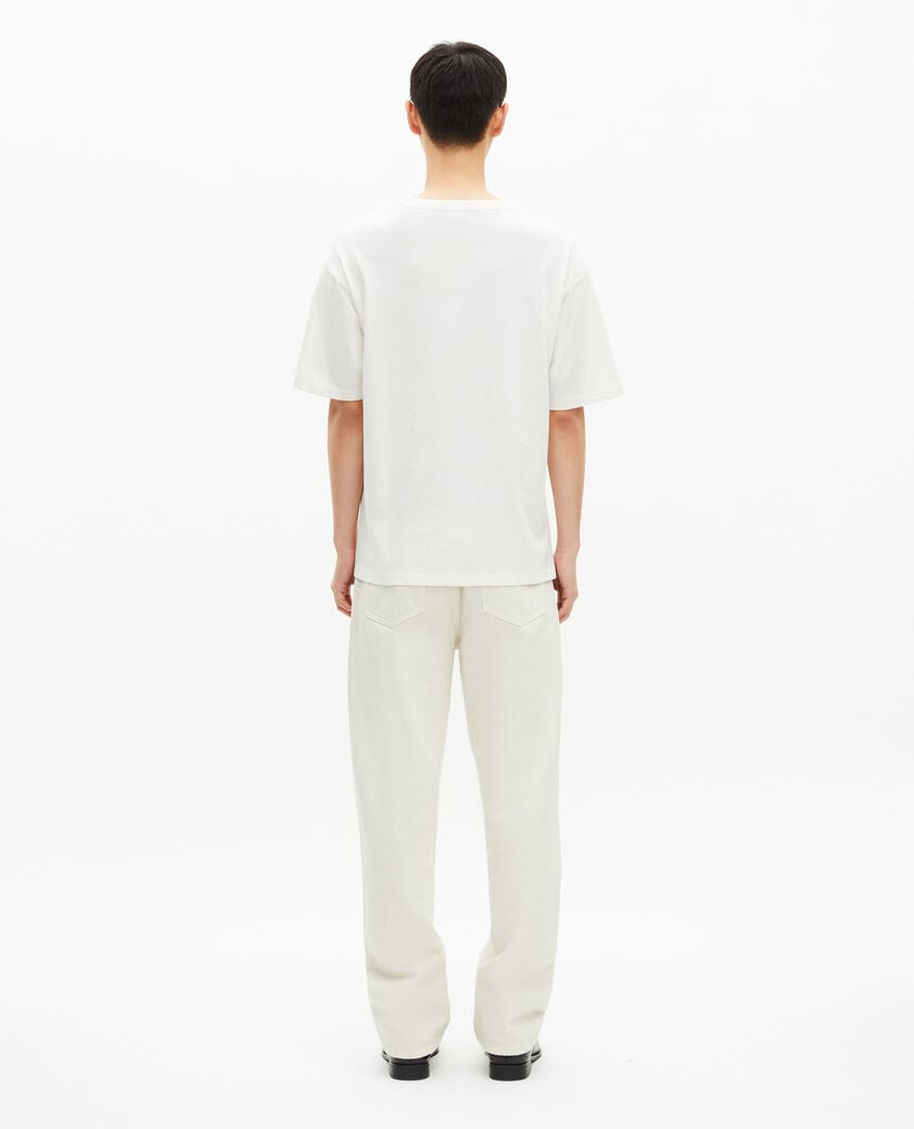 The Kooples MEN ECRU ecru pines-effect printed t-shirt